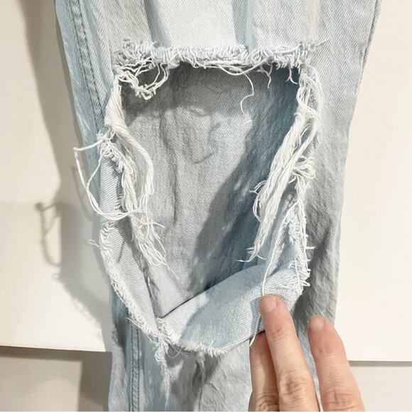 Abercrombie and Fitch The 90s Straight Ultra High Rise Jeans Women 27/4 - Picture 4 of 6